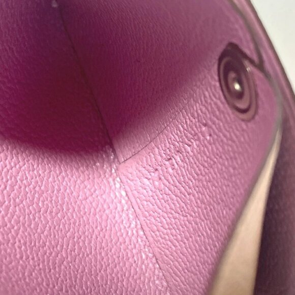 HERMES Bicolor Bastia Verso Wallet Coin Compartment Square coin purse Unused - Picture 12 of 16